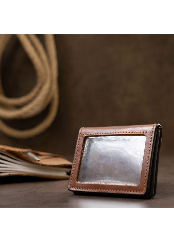 Шкіряна обкладинка для документів 10х7,5х1 см Grande Pelle (252417270)