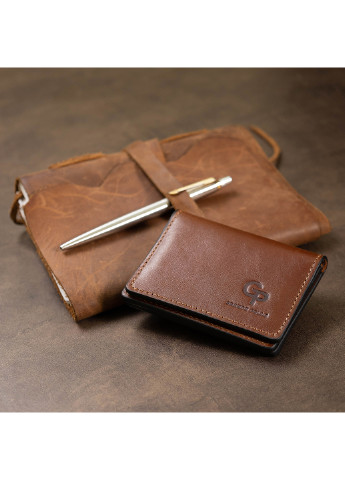 Шкіряна обкладинка для документів 10х7,5х1 см Grande Pelle (252417270)