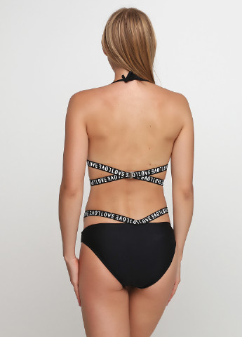 Чорний літній купальник (ліф, труси) бікіні Fuba.Vi