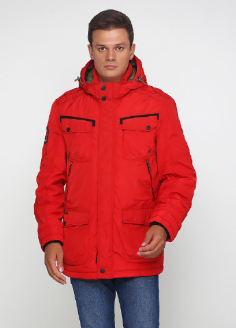 Красная зимняя куртка Camel
