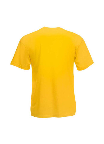 Желтая демисезонная футболка Fruit of the Loom D061019034164