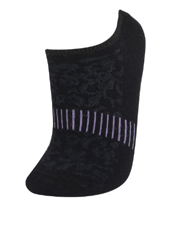 Носки(3шт) DeFacto без уплотненного носка чёрные повседневные