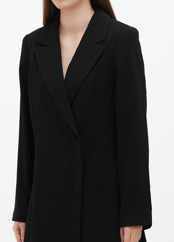 Черное кэжуал платье платье-жакет H&M однотонное