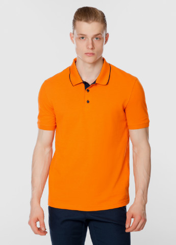 Оранжевая футболка-поло мужское для мужчин Arber