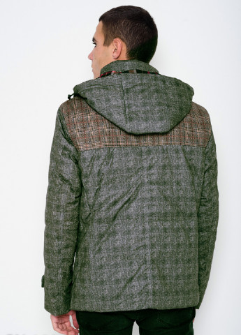 Оливковая (хаки) демисезонная куртка ISSA PLUS