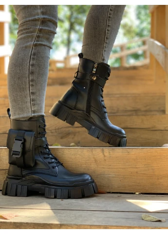Осенние женские ботинки на низком ходу 197551 Oeego