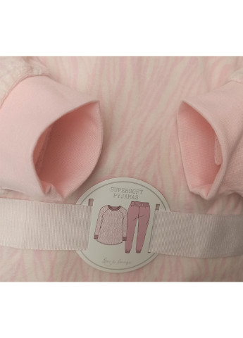 Костюм (світшот, брюки) Primark абстрактний рожевий