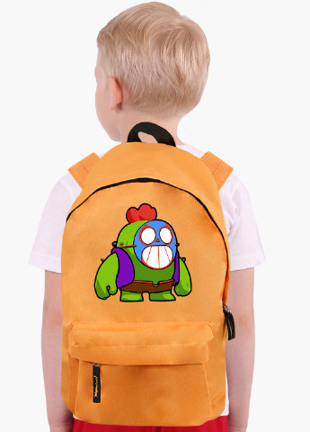 Детский рюкзак Спайк Бравл Старс значок Ель Прімо (Spike Brawl Stars with Pin El Primo) (9263-2600) MobiPrint (217075155)