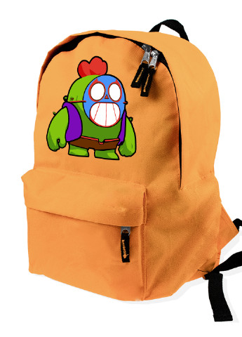 Детский рюкзак Спайк Бравл Старс значок Ель Прімо (Spike Brawl Stars with Pin El Primo) (9263-2600) MobiPrint (217075155)