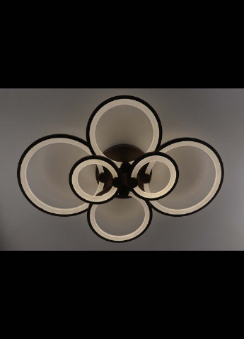 Люстра стельова LED з пультом A2280 / 2 + 2 + 2-cf Коричневий 12х58х80 см. Handmade (234537614)