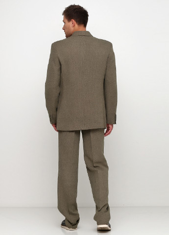 Коричневый демисезонный костюм (пиджак, брюки) брючный Galant