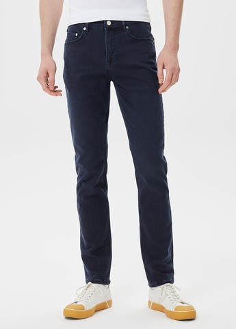 Темно-синие демисезонные зауженные джинсы Lacoste