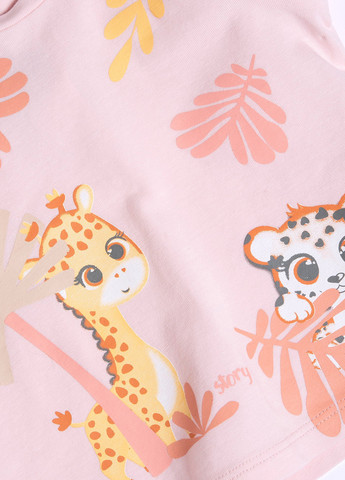 Світло-рожева літня футболка Chicco