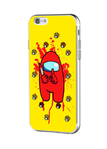Чохол силіконовий Apple Iphone 11 Амонг Ас Червоний (Among Us Red) (9230-2417) MobiPrint (219566120)