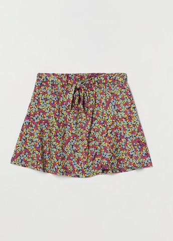 Розовая кэжуал цветочной расцветки юбка Lefties клешированная