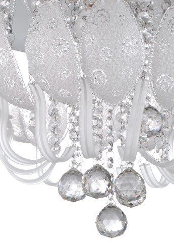 Люстра стельова торт з підсвічуванням велика з кришталю BCL-457S/3 E14 40" Brille (253887014)