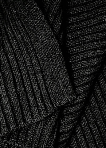 Чорна кежуал сукня сукня светр SHEIN однотонна