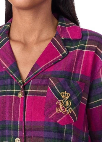 Рожева всесезон піжама (сорочка, штани) сорочка + брюки Ralph Lauren