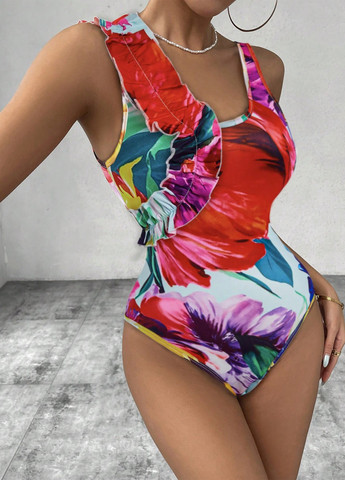 Комбинированный летний комплект (боди, юбка) SHEIN