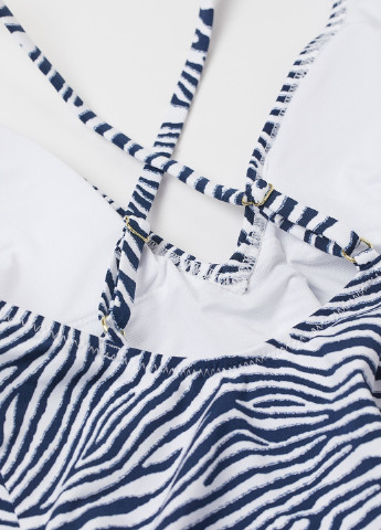 Комбинированный летний купальник слитный H&M