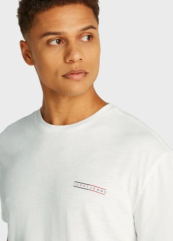 Біла футболка Tommy Jeans
