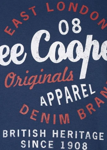 Синий свитшот Lee Cooper логотип (175781953)