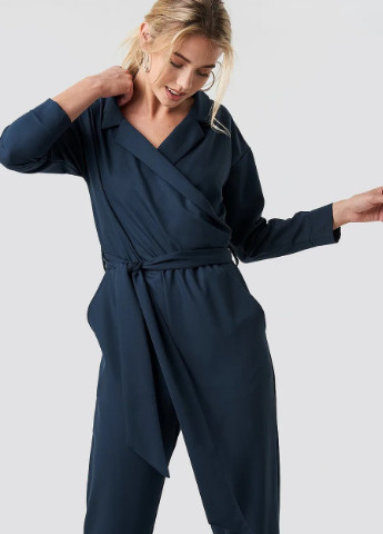 Комбінезон NA-KD однотонний синій кежуал