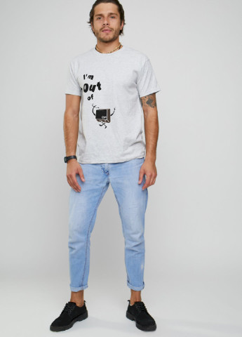 Сіра футболка чоловіча YAPPI