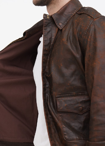 Темно-коричневая демисезонная куртка Ralph Lauren