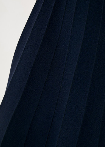 Темно-синяя кэжуал однотонная юбка Sewel плиссе