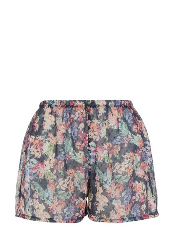 Синяя всесезон пижама майка + шорты Emporio Armani