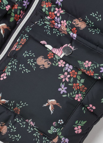 Чорна демісезонна куртка H&M