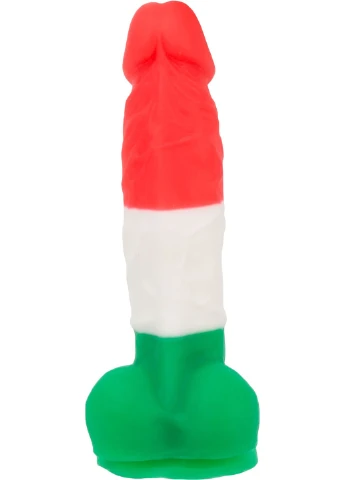 Цветной фаллоимитатор - LEONARDO - 7" - 3 COLOURS, 17,8 см, силикон ADDICTION (254885467)