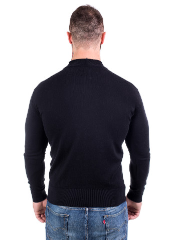Черный демисезонный свитер джемпер Viviami