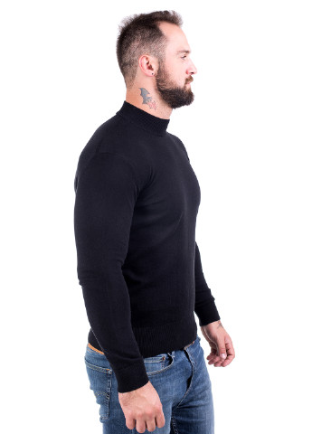 Чорний демісезонний светр джемпер Viviami