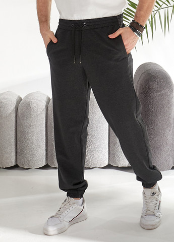 Графитовые кэжуал демисезонные джоггеры брюки Demma