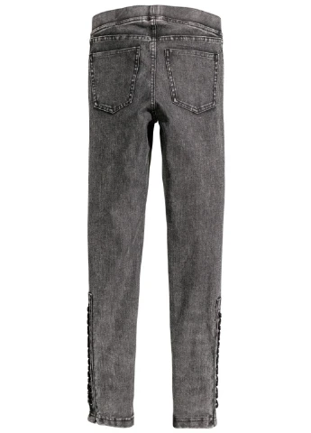 Серые демисезонные джеггинсы H&M