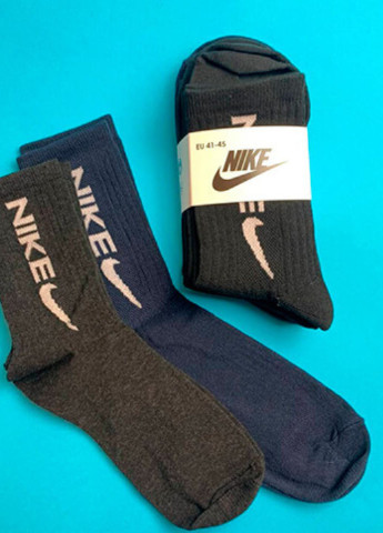 Набір чоловічих шкарпеток No Brand логотипи комбіновані ділові