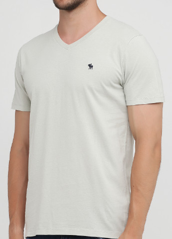 Оливкова футболка Abercrombie & Fitch