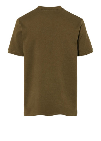 Темно-зеленая футболка-поло для мужчин Livergy однотонная