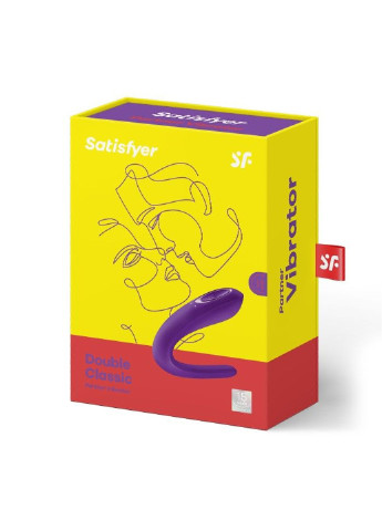 Вібратор для пар Double Classic з одним моторчиком Satisfyer (256537675)