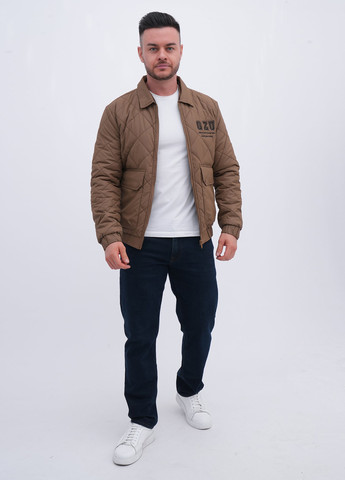 Коричневая демисезонная куртка Trend Collection