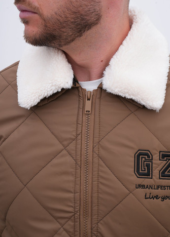 Коричневая демисезонная куртка Trend Collection