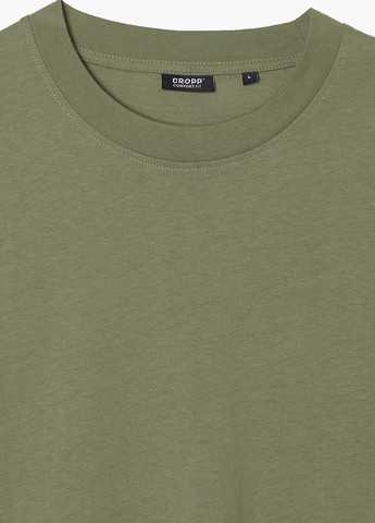 Оливковая футболка Cropp