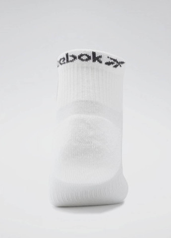 Білі шкарпетки (3 пари) Reebok однотонні (328719772)