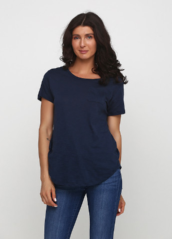 Темно-синяя летняя футболка Francesca's