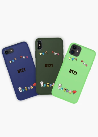 Чохол силіконовий Apple Iphone 8 БТС (BTS) (6151-1168) MobiPrint (219357346)