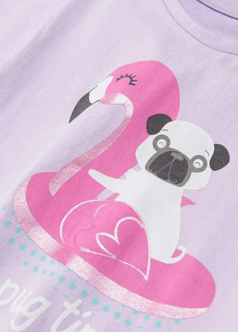 Сиреневая летняя футболка Cool Club