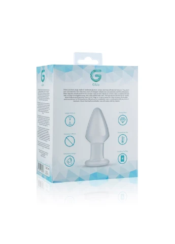 Стеклянная анальная пробка Glass Buttplug No. 25 Gildo (254973542)