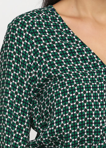 Комбинезон H&M орнамент зелёный кэжуал